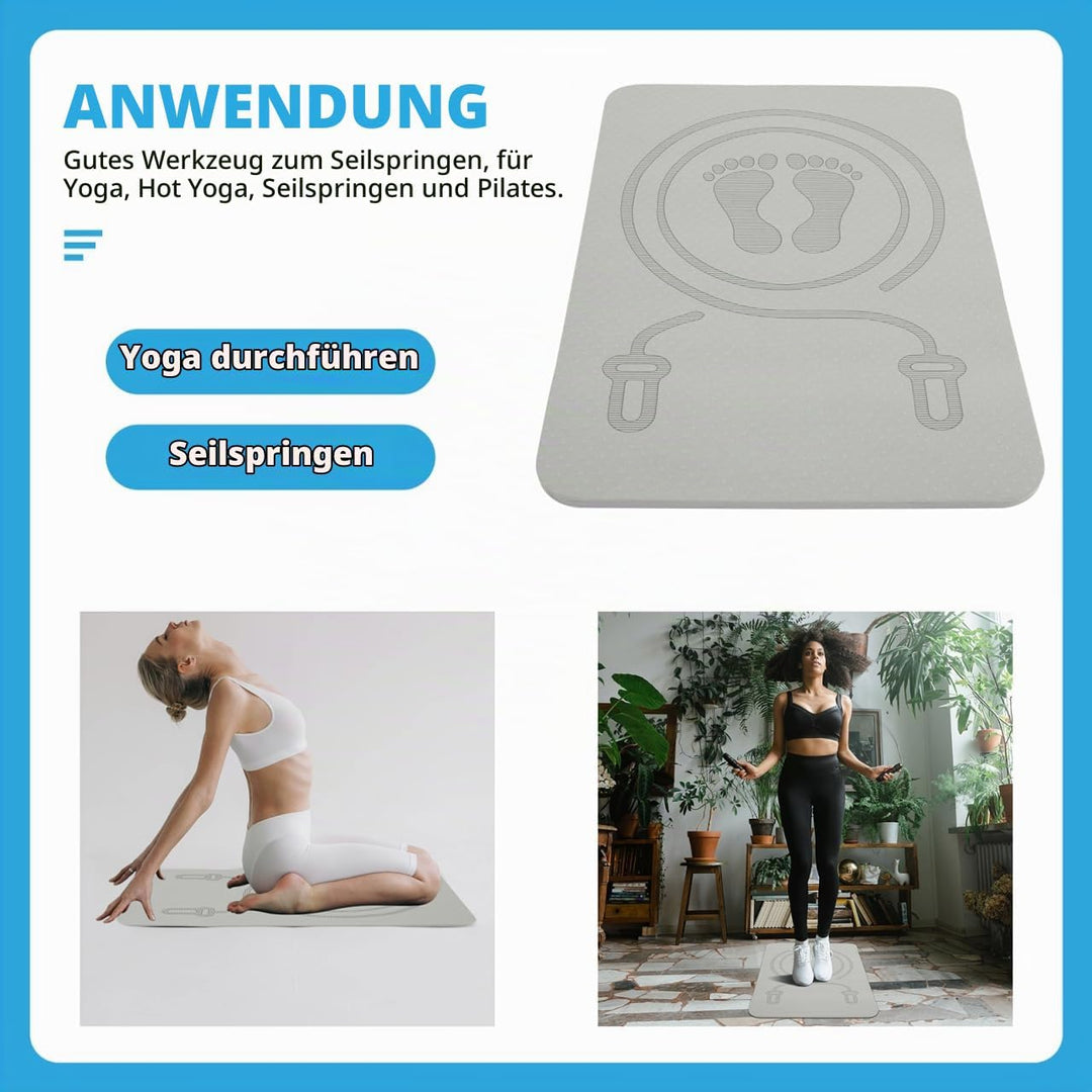 Sprungmatte gymnastikmatten turnmatten Arbeit von zu Hause aus Fitness Springseilteppich schlagschnu
