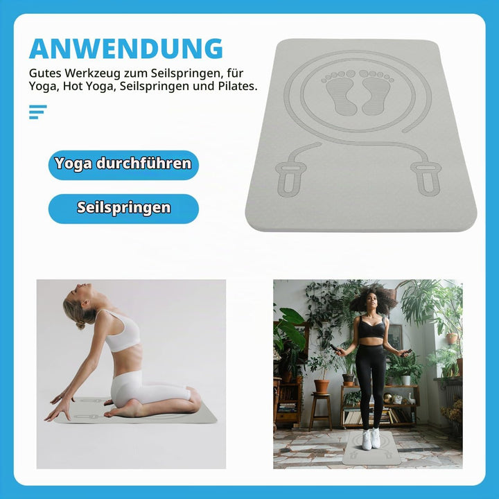 Sprungmatte gymnastikmatten turnmatten Arbeit von zu Hause aus Fitness Springseilteppich schlagschnu