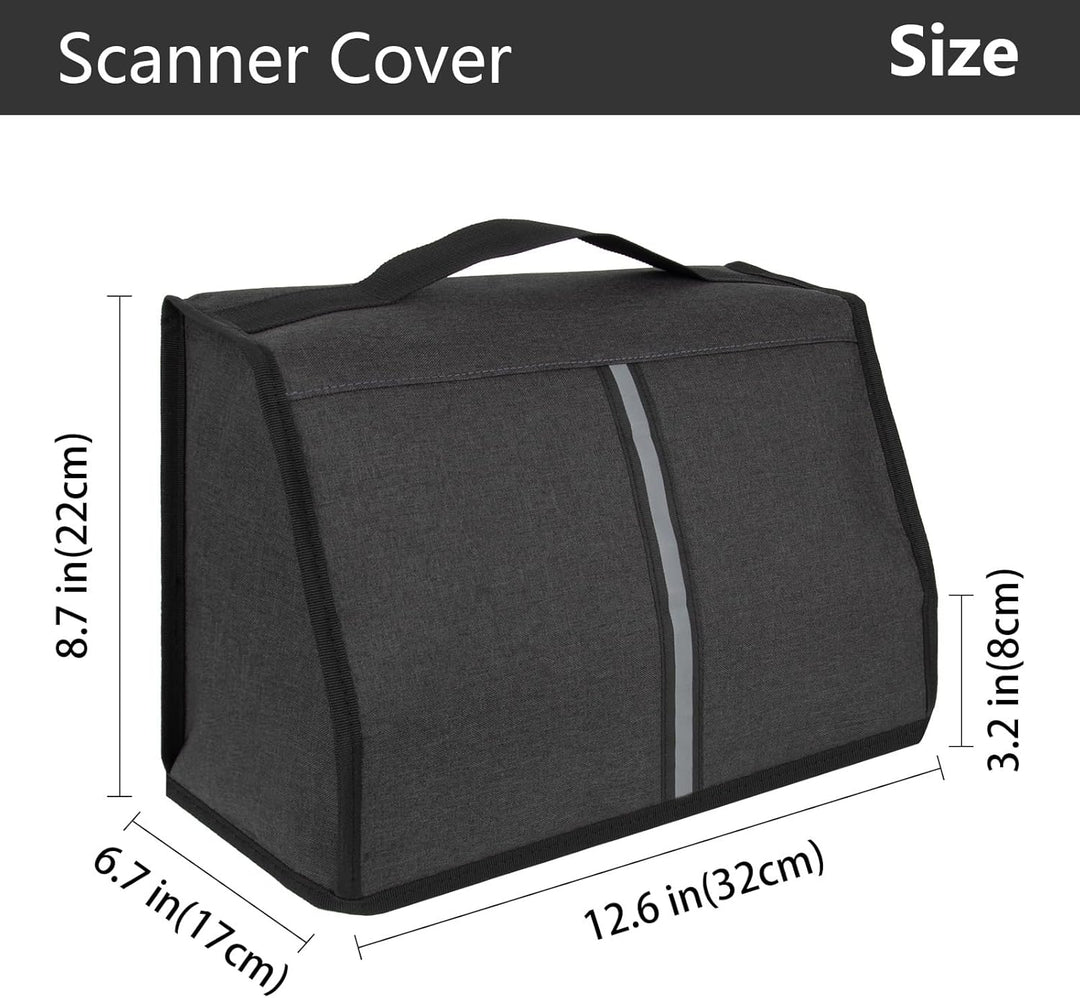 Scanner-Staubschutz, kompatibel mit Epson FastFoto FF-680W, DS-530, DS-770, DS-870, DS-970, ES-400W,