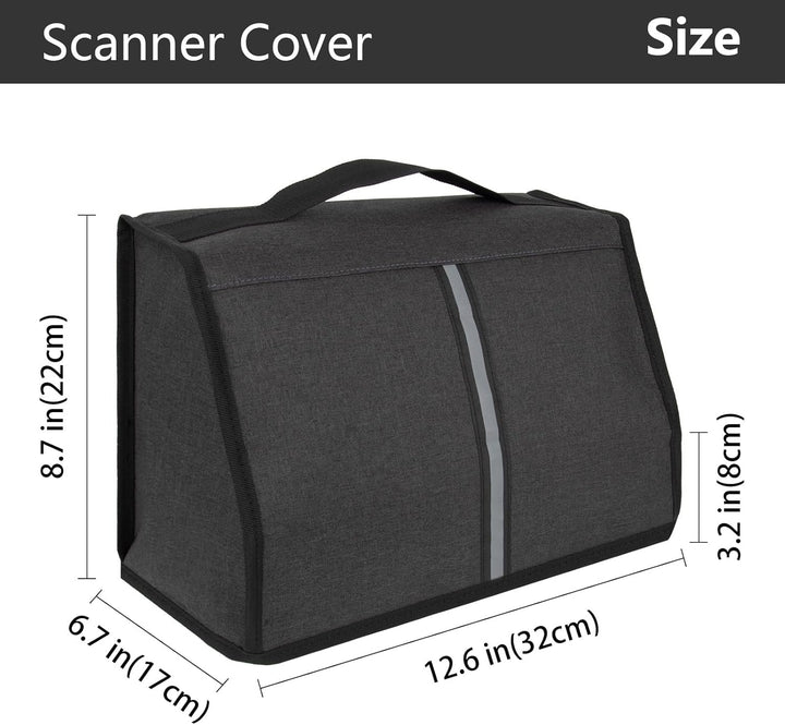 Scanner-Staubschutz, kompatibel mit Epson FastFoto FF-680W, DS-530, DS-770, DS-870, DS-970, ES-400W,