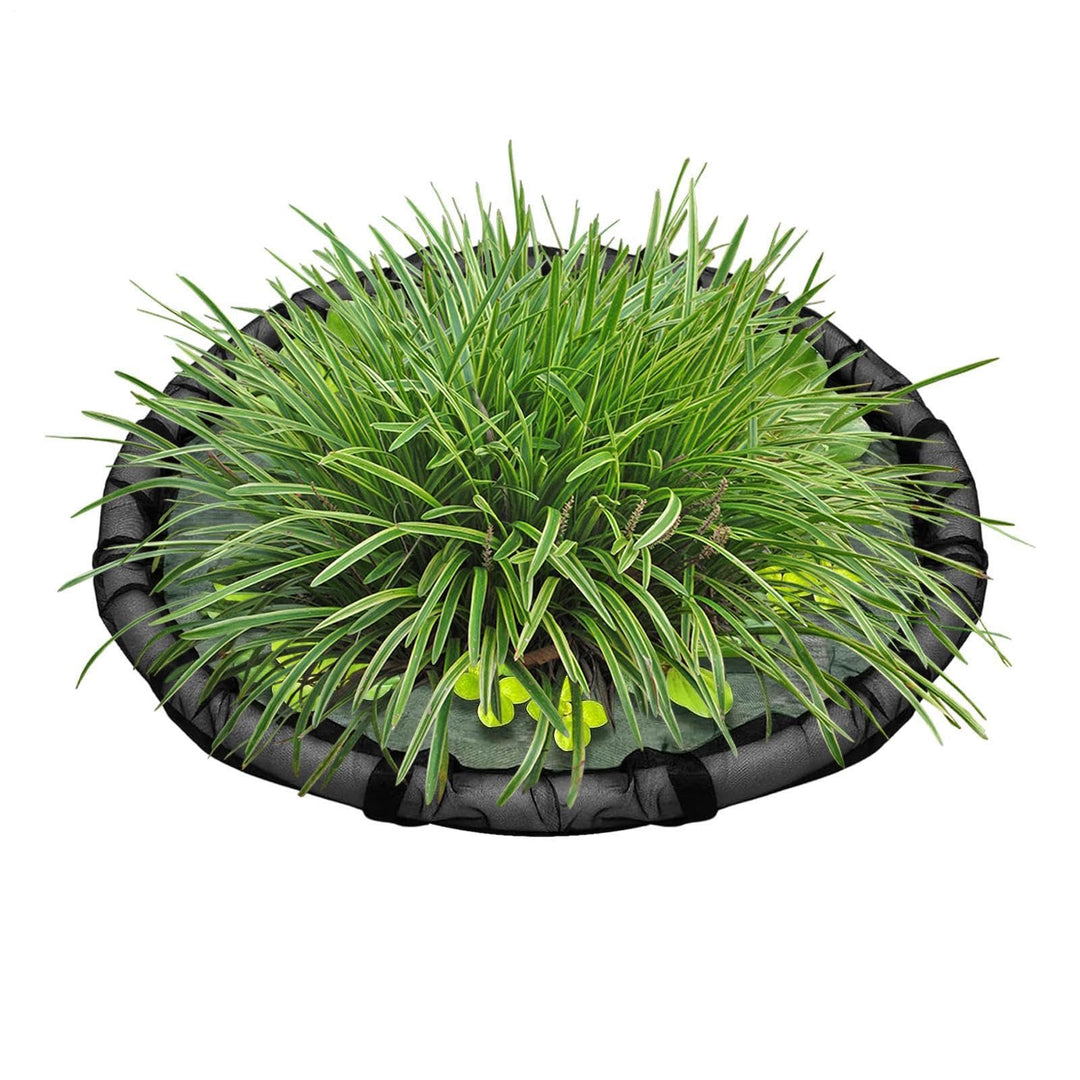 2 Stück Teich Pflanztopf Schwimmend | Schwimmender Pflanzenschutz - 45 cm Durchmesser, Feines Sieb,