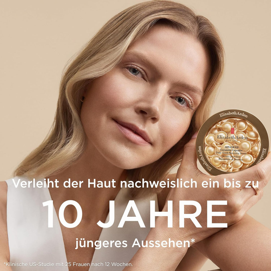 Elizabeth Arden Ceramide Gold Capsules Daily Youth Restoring Serum, Nachfüller, 45 Stück, 21ml 45 St