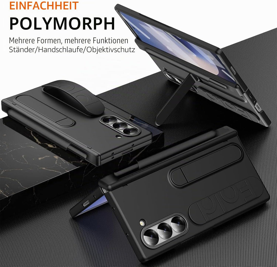 NINKI für Samsung Galaxy Z Fold 5 Hülle mit Armband Samsung Fold 5 hülle mit Displayschutz Galaxy z