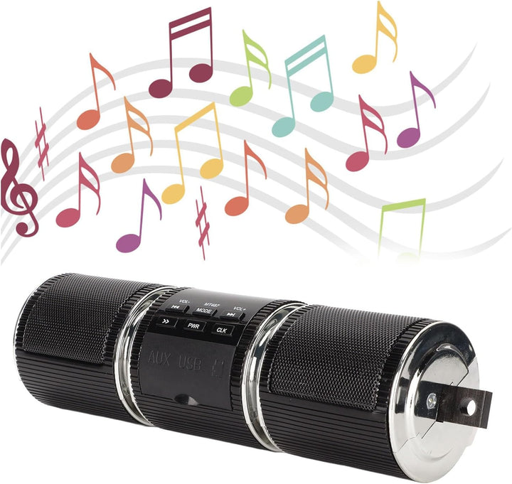 Suuonee Motorrad Audiosysteme, universelle wasserdichte Bluetooth Motorrad Stereo Lautsprecher Bluet