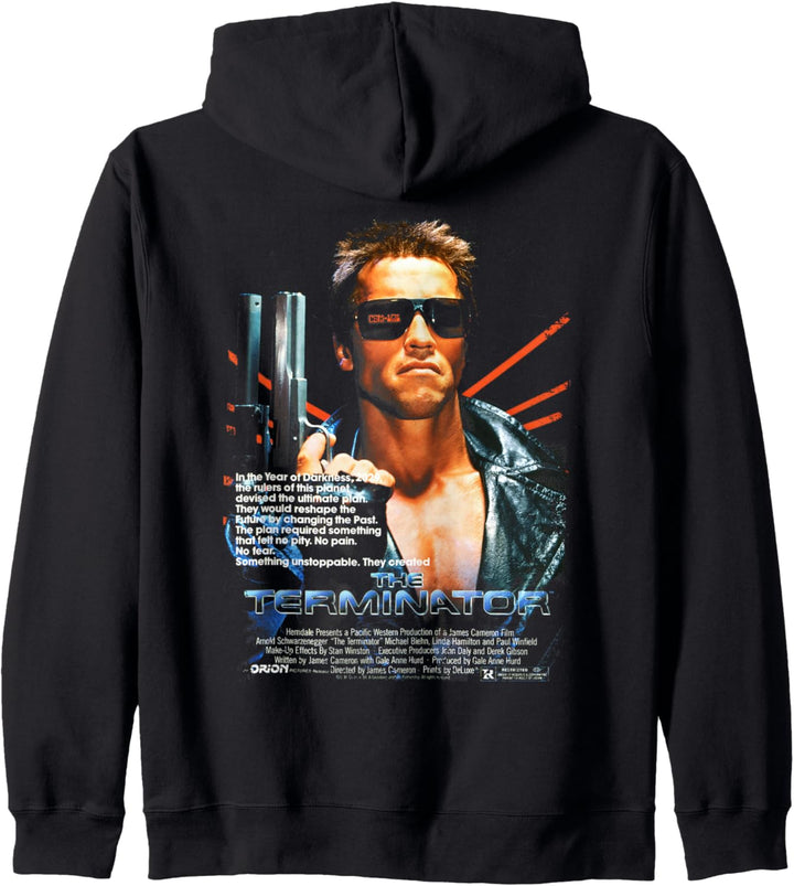 US The Terminator Poster Film 01 schwarz Kapuzenjacke