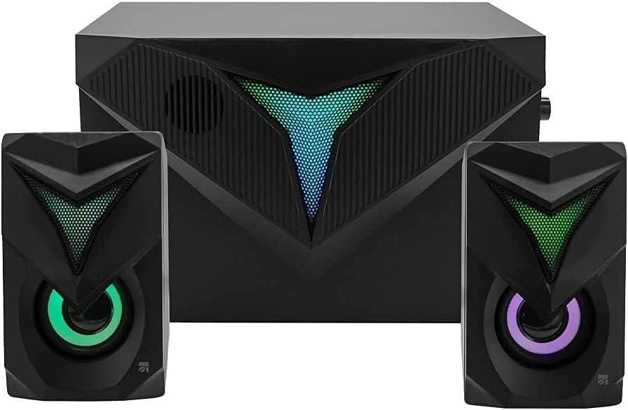 Xtreme PC-Lautsprecher 2.1 mit USB-Subwoofer Turtle Speakers mit LED 33208