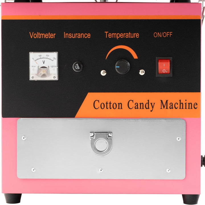 Professionelle Zuckerwattemaschine 980W – Elektrische Zuckerwatte Maschine aus Edelstahl mit Tempera