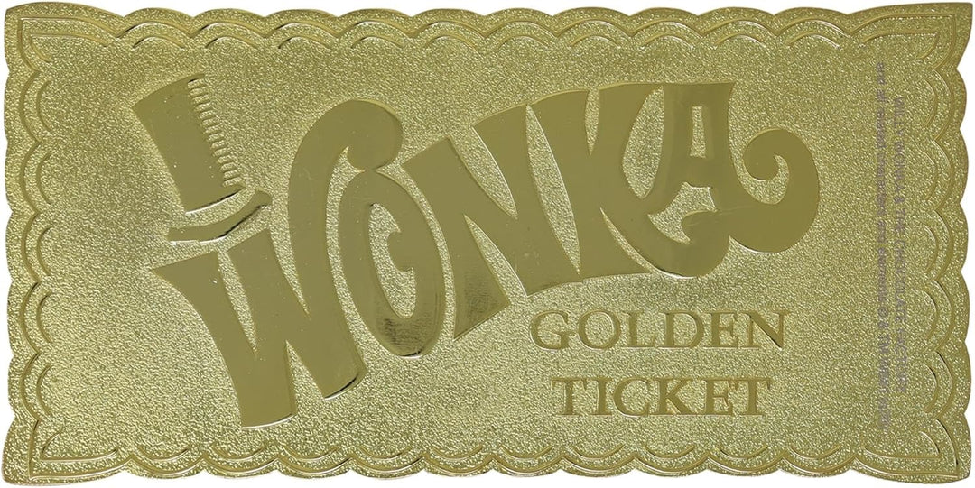 FANATTIK Willy Wonka - Golden Ticket - Ticket Edition Collector