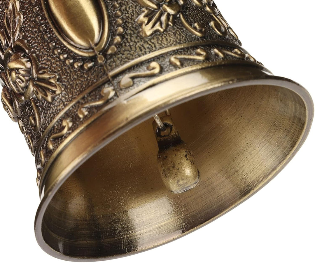 Handglocke aus Metall in Hirschform, Vintage Beschichtung, Rostfrei, Poliert, Hochzeitsglocke für Es