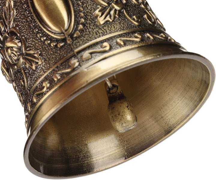 Handglocke aus Metall in Hirschform, Vintage Beschichtung, Rostfrei, Poliert, Hochzeitsglocke für Es