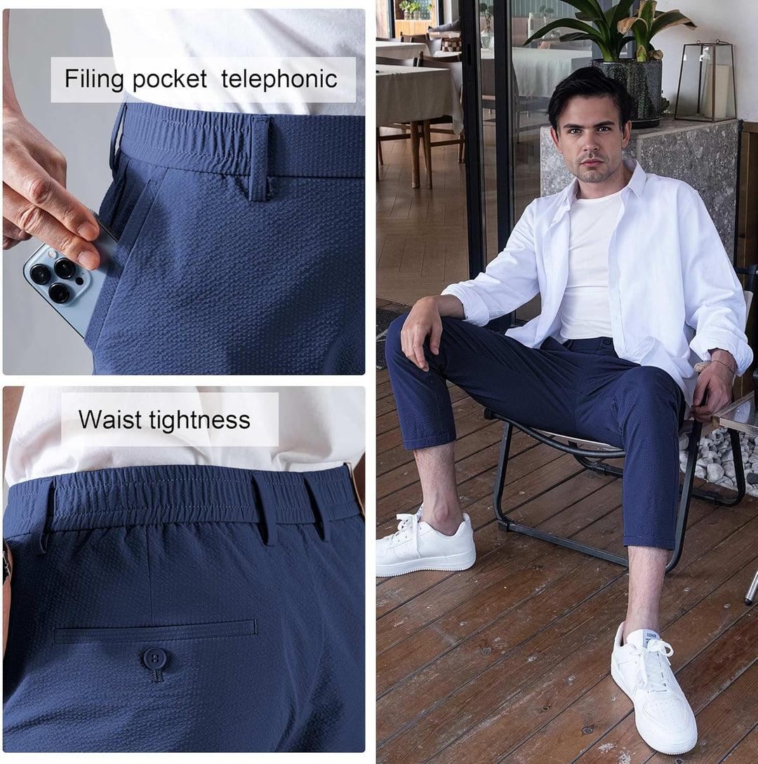 RE&X Wasserdichte Regenhose, wasserdicht, Golf, Walking, schmale Passform, bequem, beste Regenhose,