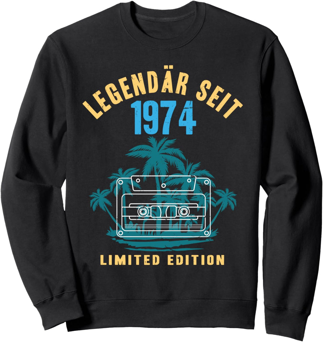 Legendär Seit 1974 Jahrgang 46 Geburtstag Geschenk Vintage Sweatshirt