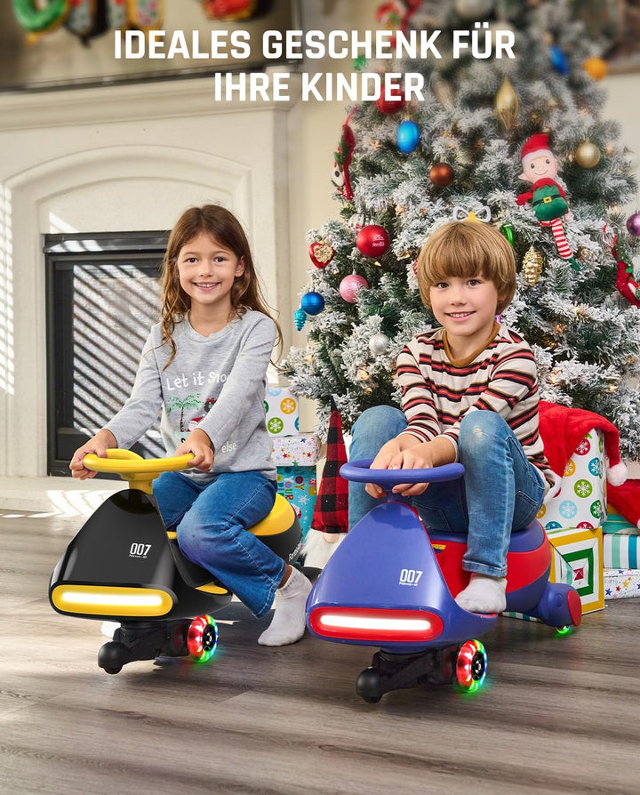 FanttikRide N7 Pro Kinder Elektroauto, Elektrisches Rutschauto mit Pedal, Typ C aufladbar Batterie K