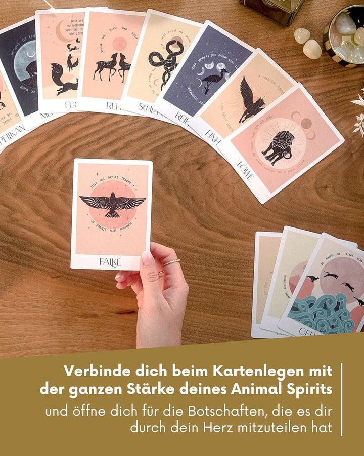 Spirituelle Botschaften von deinem Animal Spirit: Karten-Set & Begleitbuch, Taschenbuch