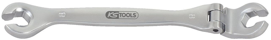 KS Tools 518.0391 CHROME+ Doppelringschlüssel m.Gelenk, 22mm,offen