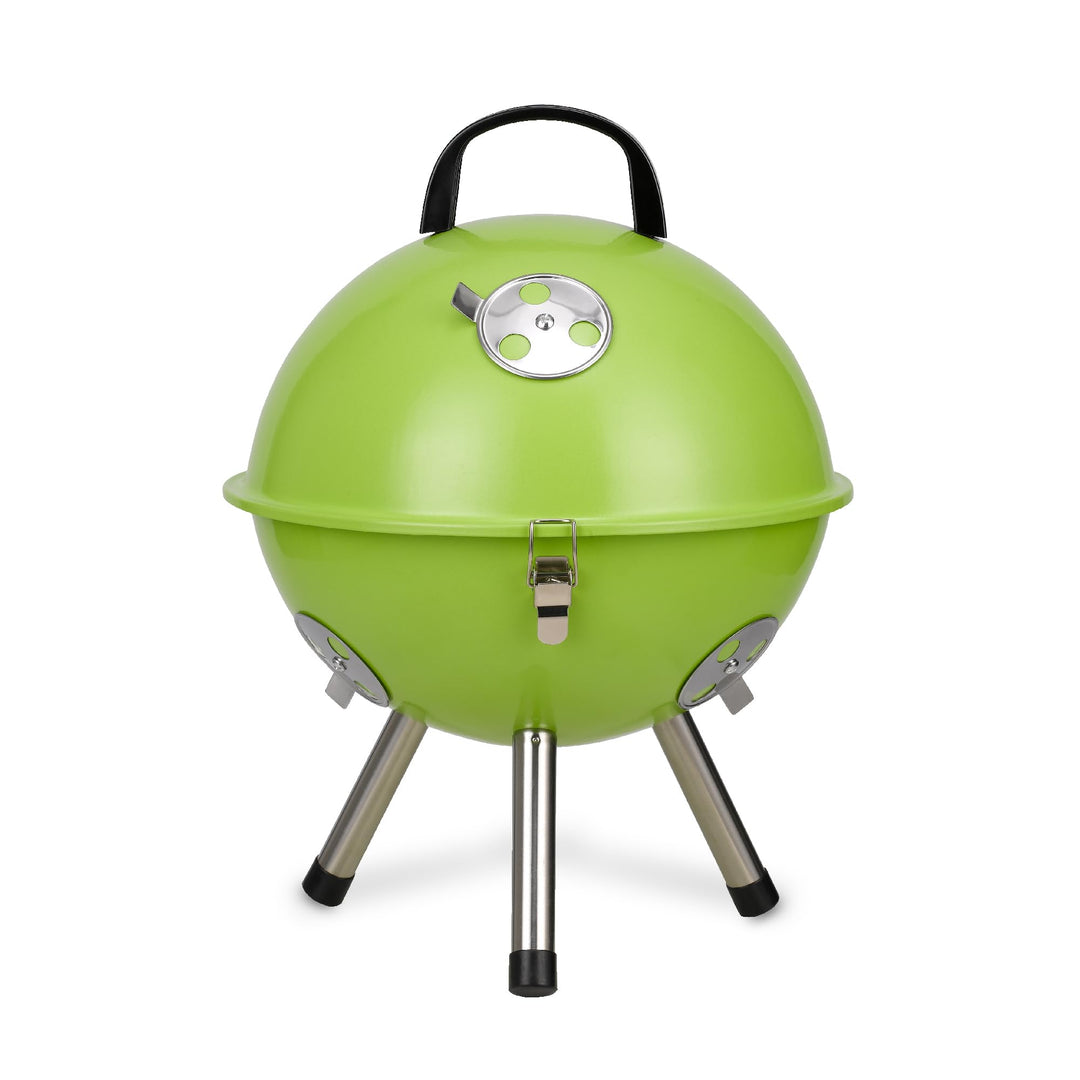 tepro Holzkohlegrill Mini-Kugelgrill Crystal apfelgrün, Grillfläche: ca. 29,5 cmØ, Apfelgrün