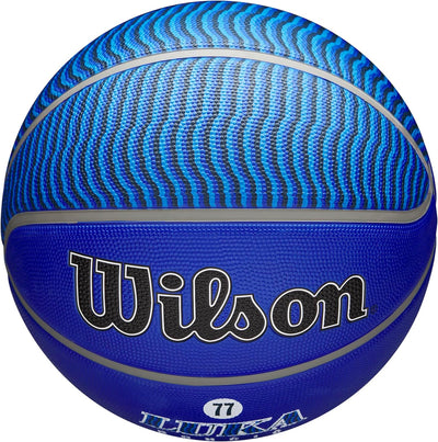 WILSON NBA Player Icon Outdoor Basketball – Grösse 17,8–74,9 cm und Mini-Grösse 7 Luka Doncic, 7 Luk