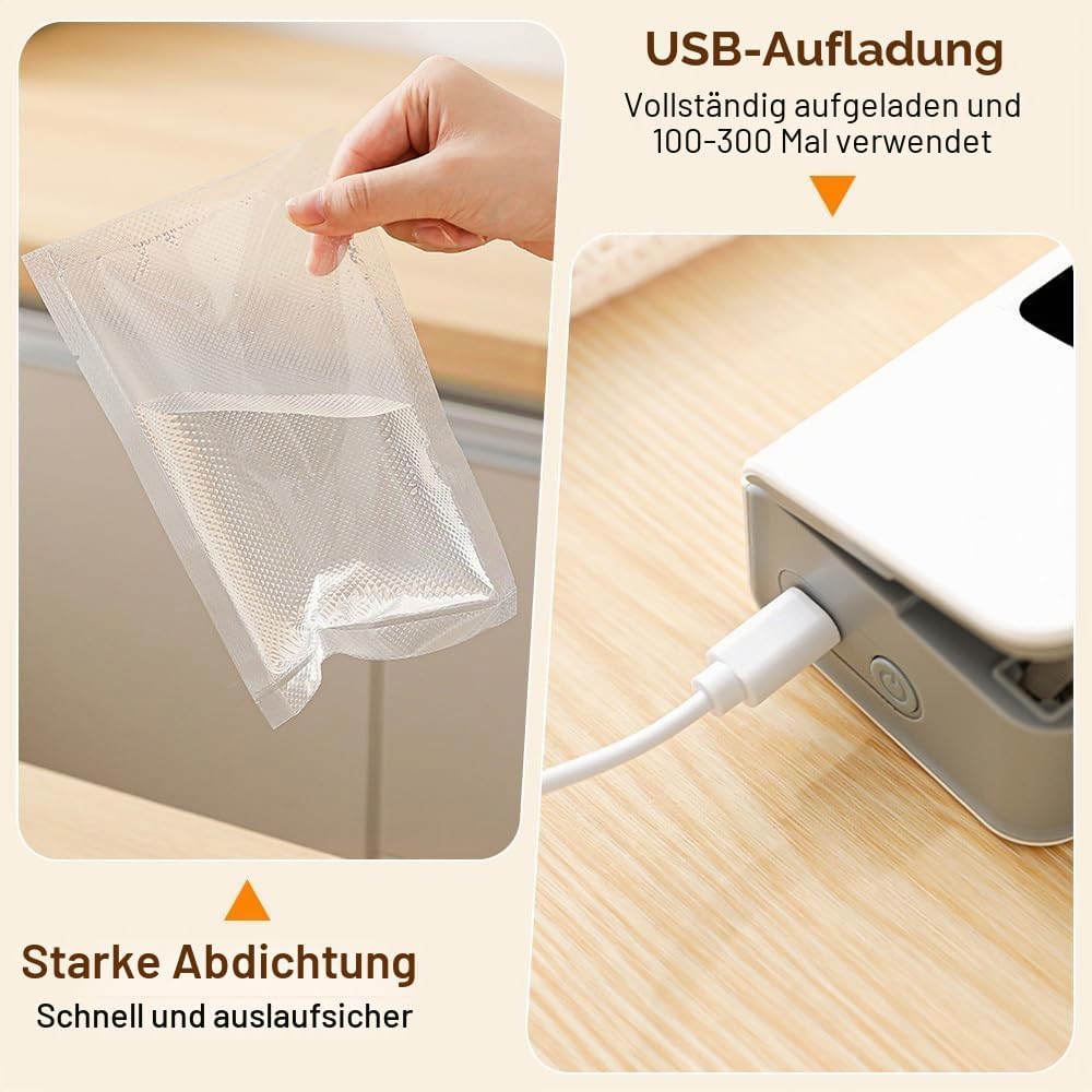 Mini Beutelverschliesser, Tragbarer Folienschweissgerät mit Magnet auf Der Rückseite und Verstecktem