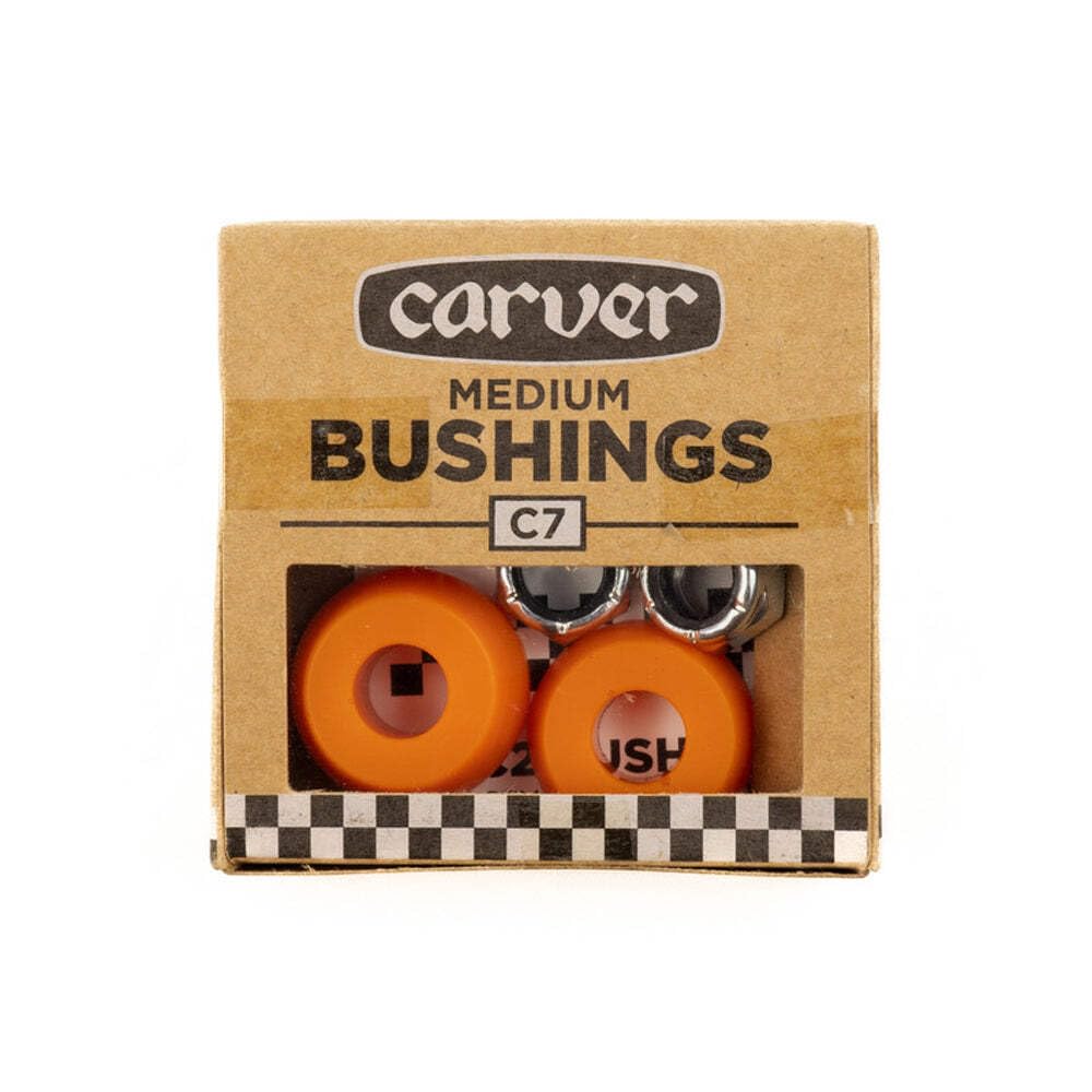 Carver Bushing Set C7 Orange Glo Medium, Orange
