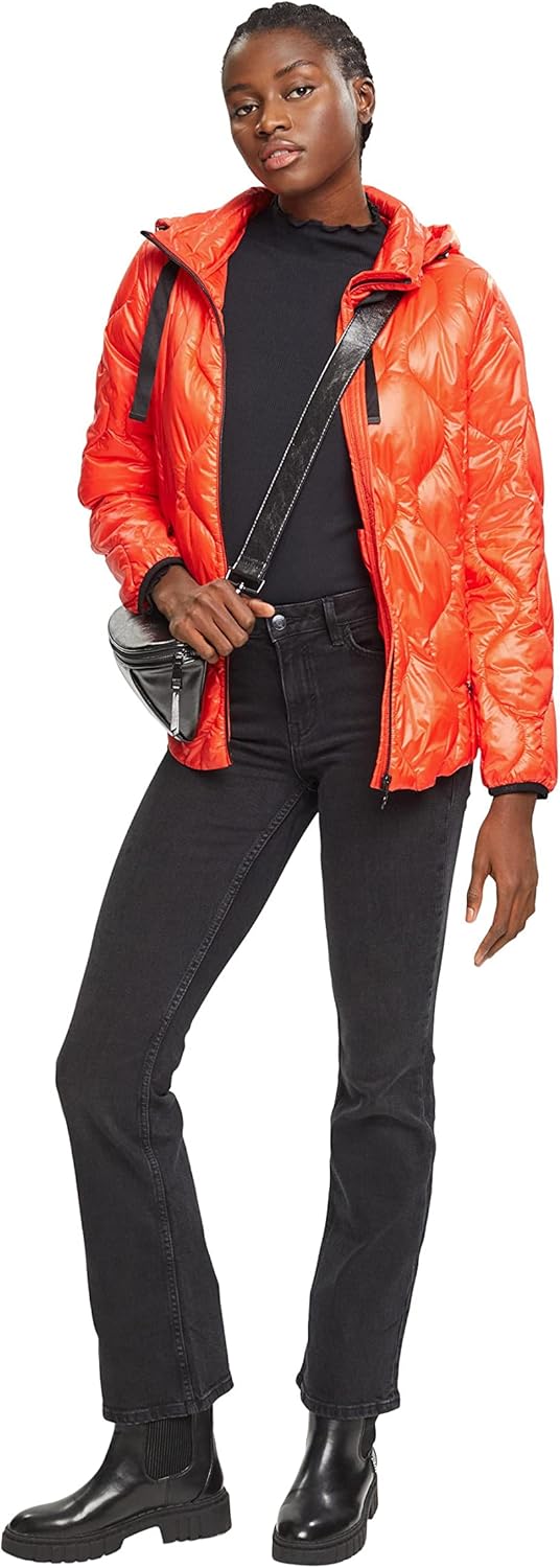 ESPRIT Damen 013ee1g370 Jacke XS 635/ORANGE RED, XS 635/ORANGE RED
