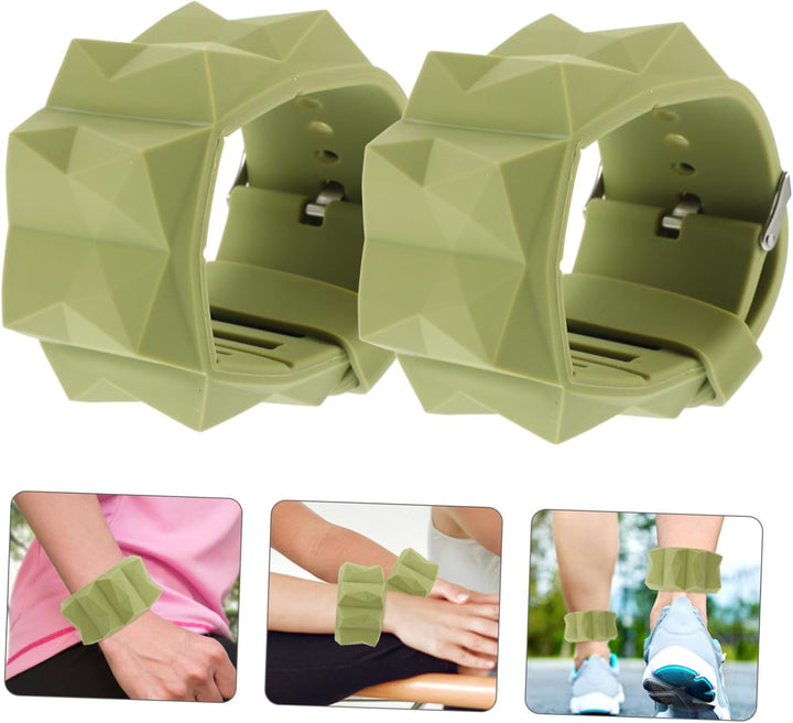 BESPORTBLE Fitness Handschuhe Wearable Wrist Ankle Gewichte Siliconeweight Armband Festigkeit Ausbil