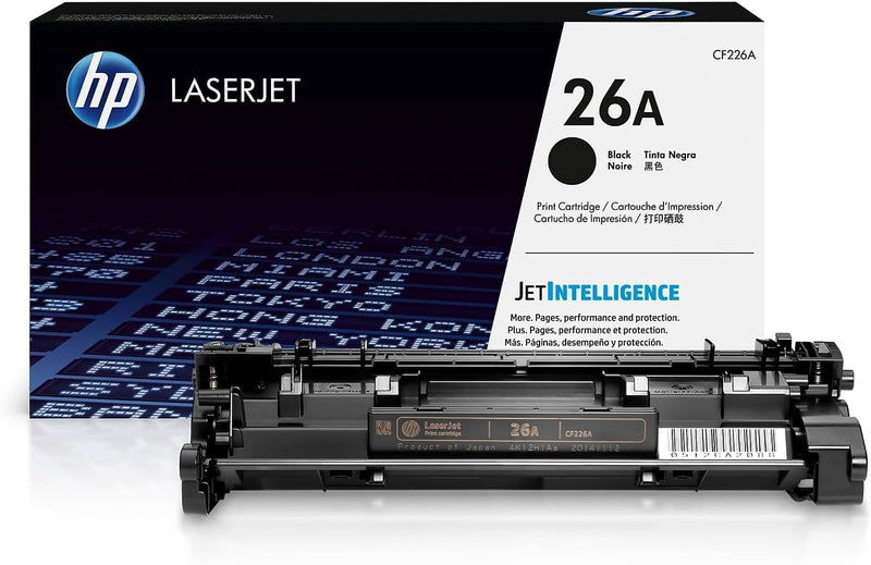 HP 26A (CF226A) Schwarz Original Toner für HP Laserjet Pro M402, HP Laserjet Pro M426 Standard Singl