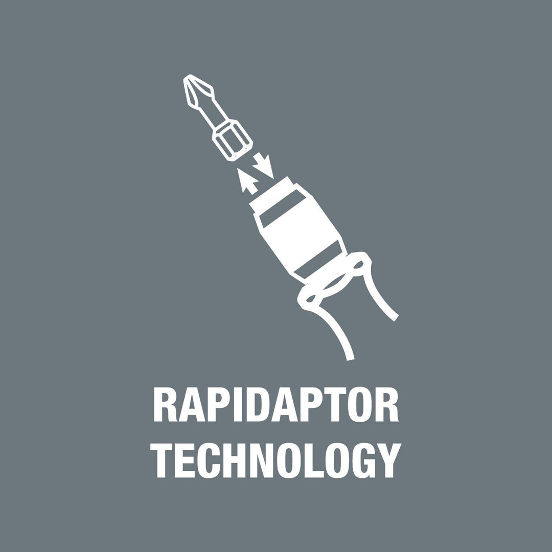 Wera 7432 Kraftform ESD einstellbare Drehmomentschraubendreher mit Rapidaptor Schnellwechselfutter,