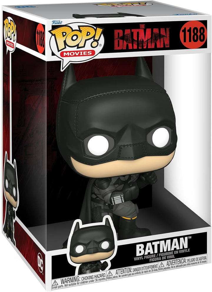 Funko Pop! Jumbo: DC The Batman - Batman - Vinyl-Sammelfigur - Geschenkidee - Offizielle Handelsware