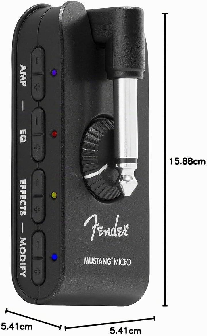 Fender Mustang Mikro-Verstärker, Schwarz, 2311300000 &amp; Sony MDR-ZX110 Faltbarer Bügelkopfhörer, schw