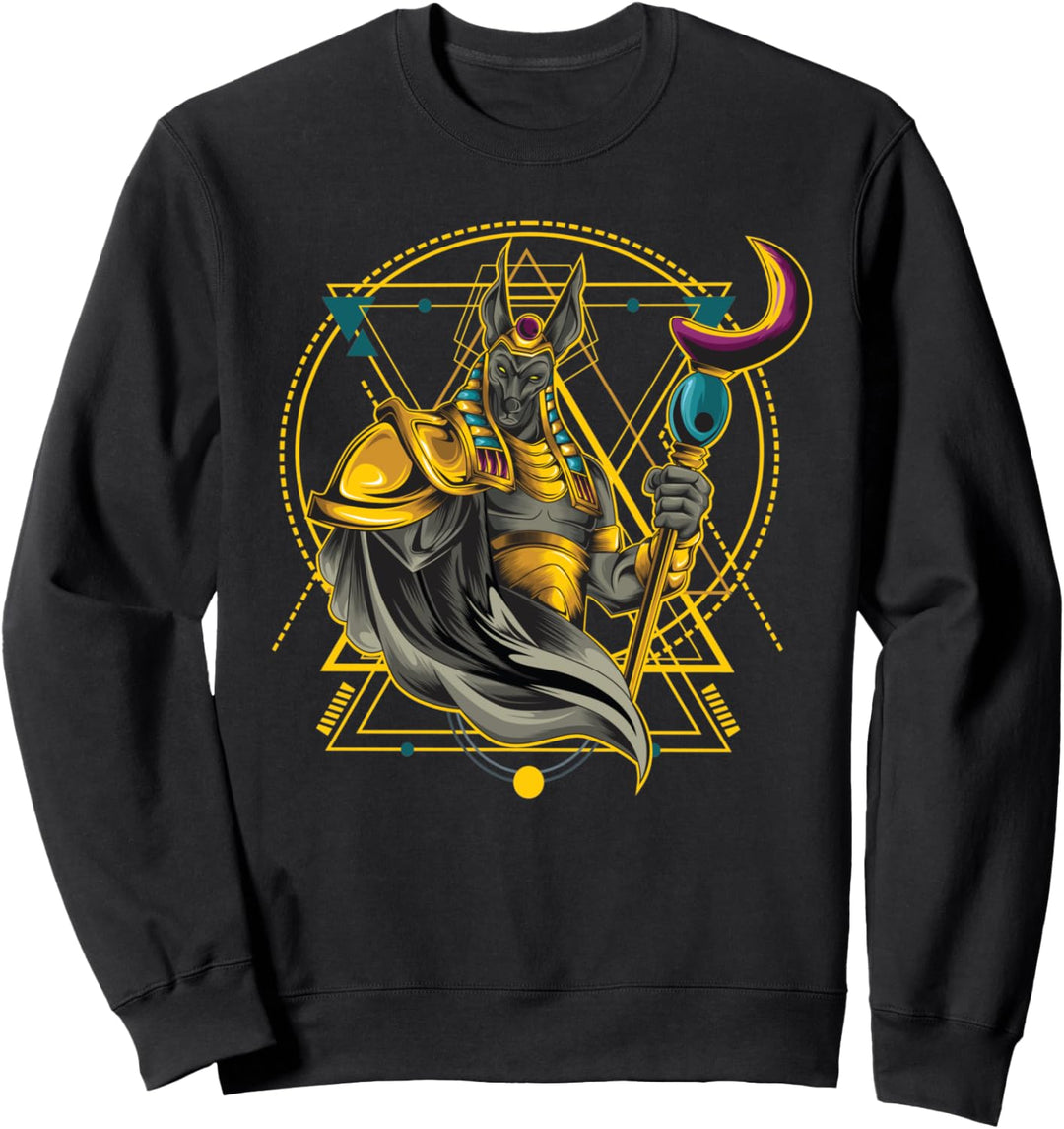 Anubis Ägyptischer Kriegergott des Schutzes und des Nachlebens Anubis Sweatshirt