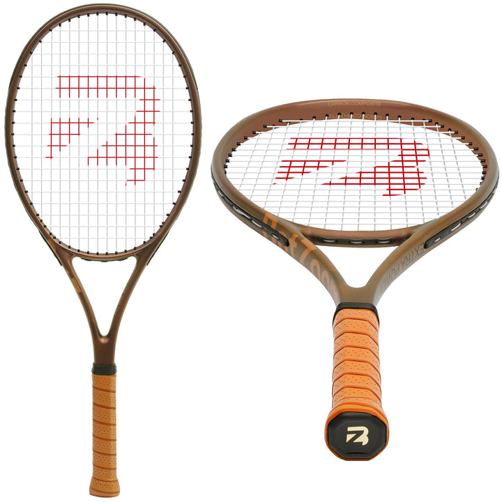 BatZoom Tennisschläger für Anfänger und Erwachsene, Leichter Graphitschläger mit komfortablem Griff,