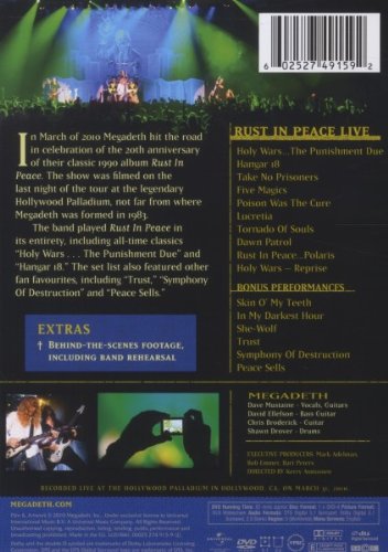 Megadeth - Rust In Peace/Live, Audio-CD