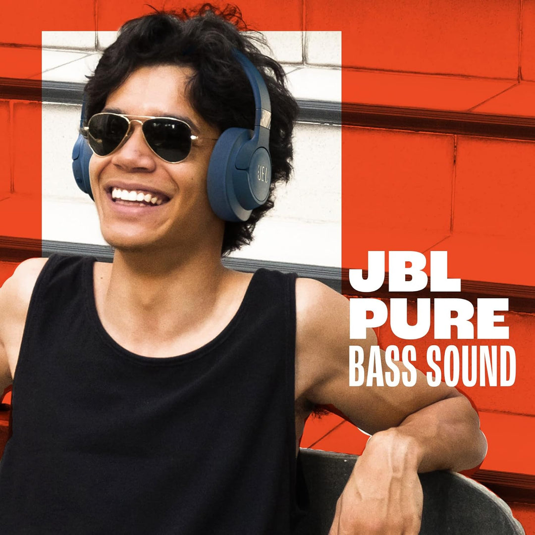 JBL Tune 720 BT Wireless Over-Ear-Kopfhörer – Mit JBL Pure Bass Sound, Bluetooth und leichtem, faltb