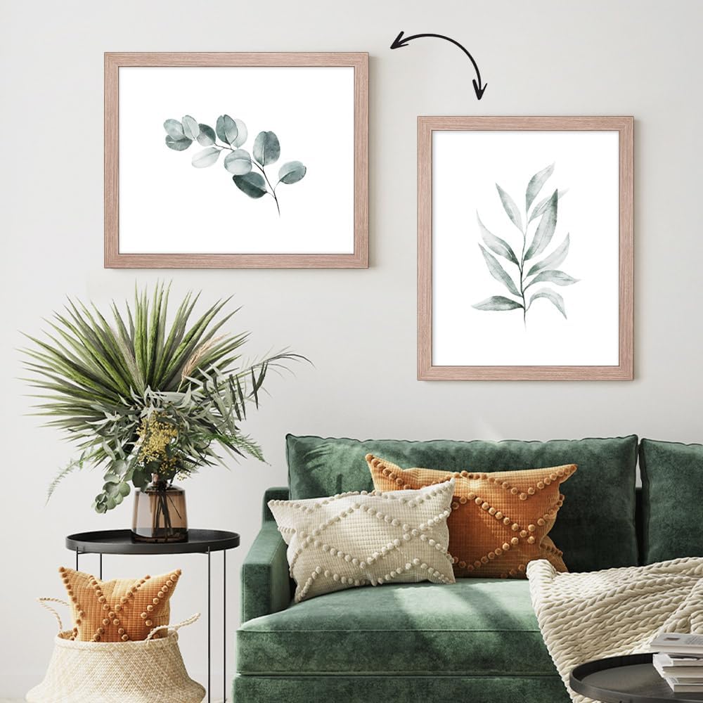 Bildershop-24 Bilderrahmen Monza in Sonoma Eiche in 50 X 70 cm PUZZLEFORMAT Fotorahmen, Wechselrahme