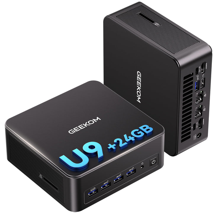 GEEKOM AI Mini PC A8 Max AMD Ryzen 7 8845HS(8 Kerne 16 Threads, bis zu 5.1 GHz), 2.5Gbps Dualer LAN