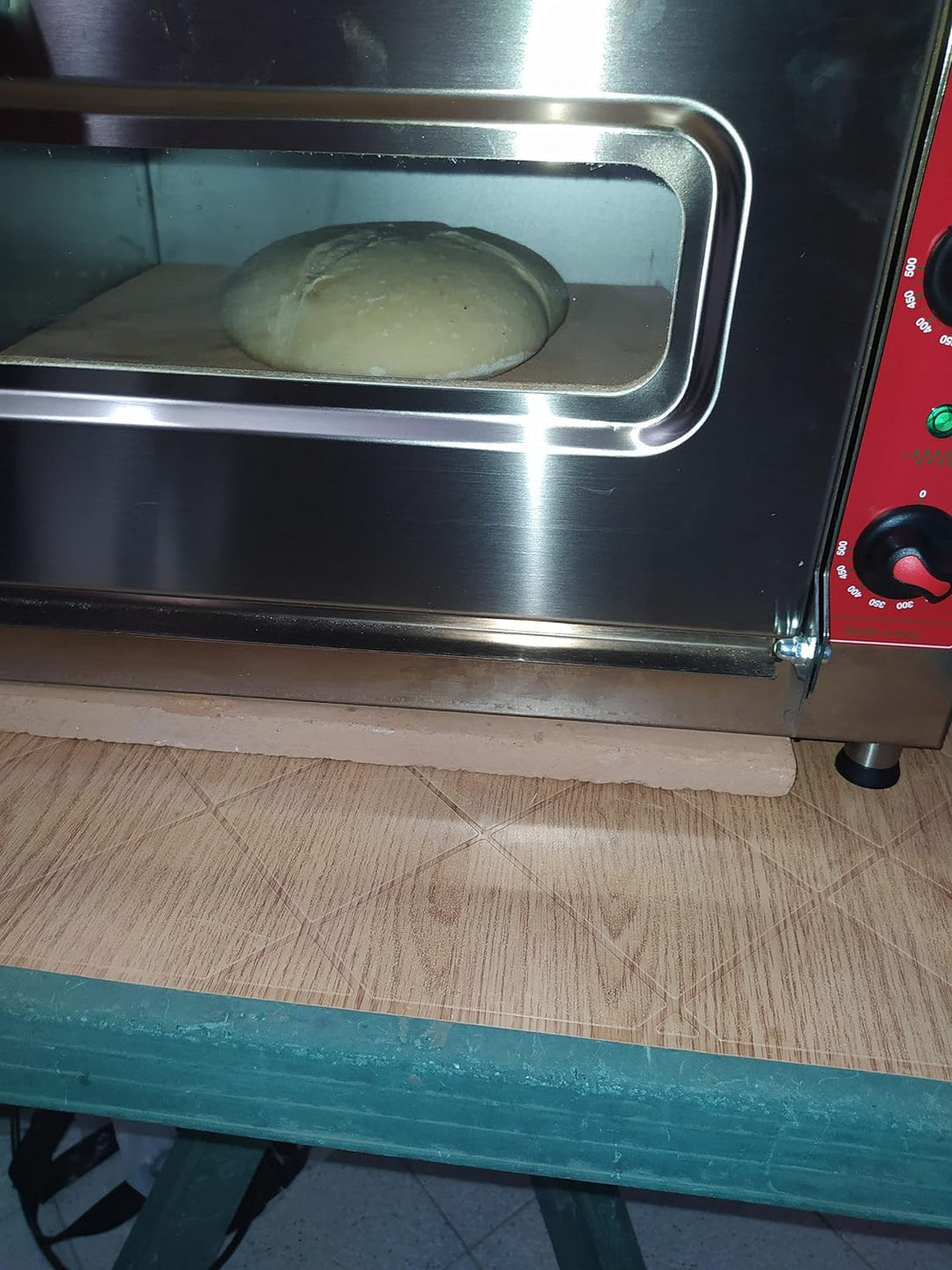 Megashopitalia Casapulla Keks aus feuerfestem Stein für Pizzaofen Saputo Made in Italy (L 40 x B 40