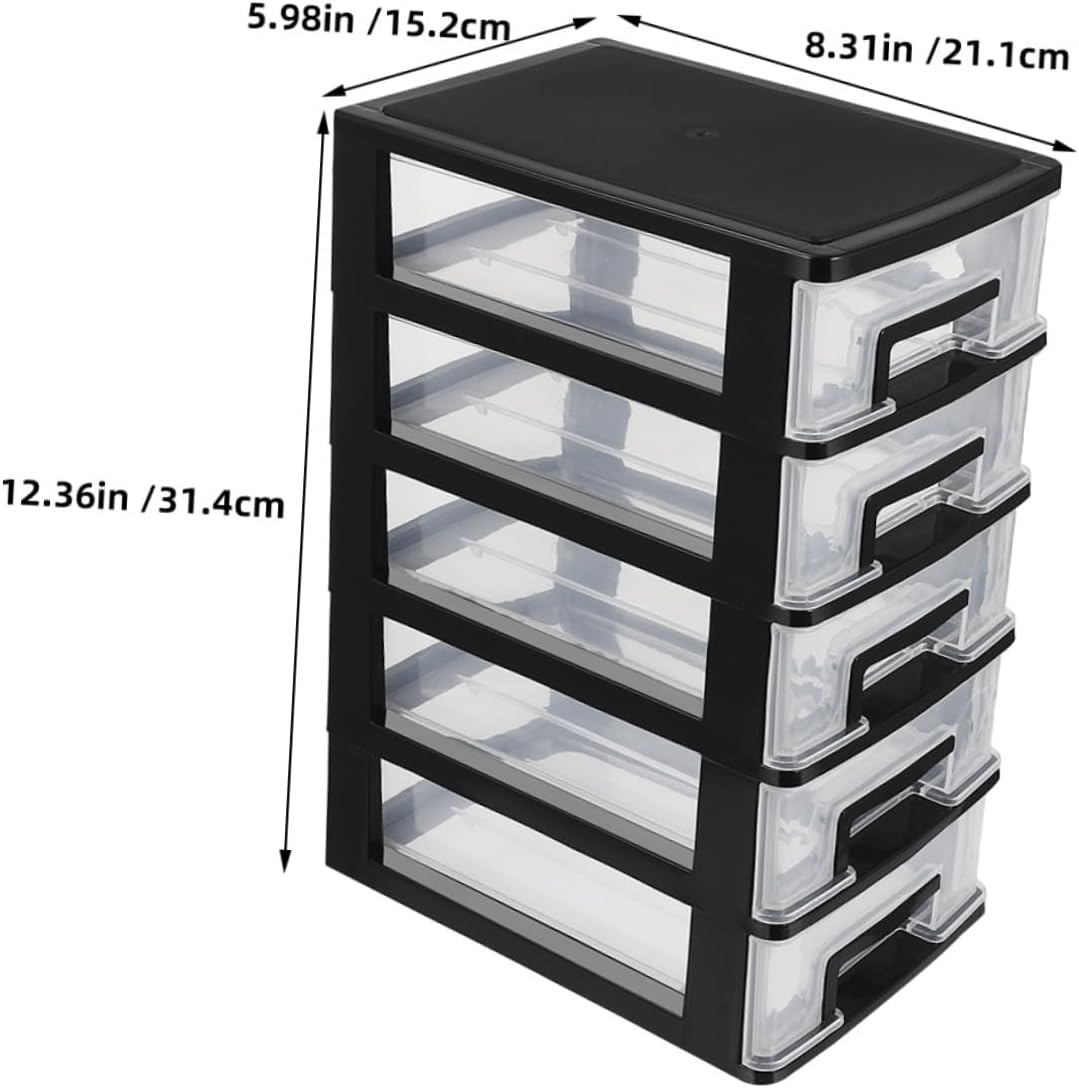 Zerodeko Schubladenlagerkabinett. Plastikschublade Schrank Multifunktionale - Layer- Lagerschrank Tr