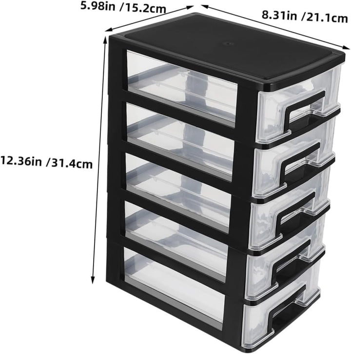 Zerodeko Schubladenlagerkabinett. Plastikschublade Schrank Multifunktionale - Layer- Lagerschrank Tr