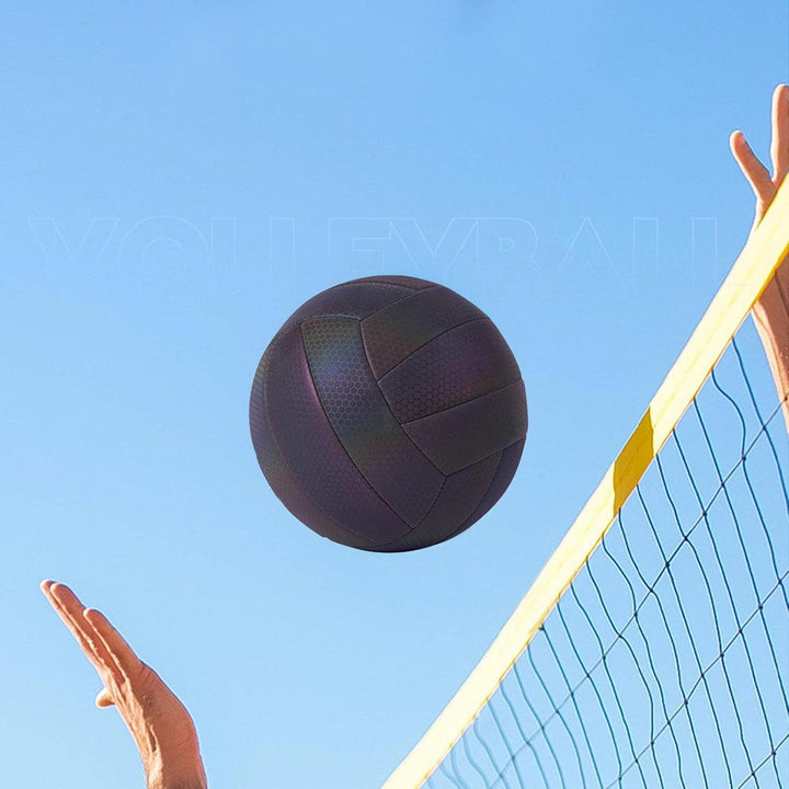 Glühender Reflektierender Volleyball, Leuchtender Volleyball – Reflektierend – Holografisch – Leucht