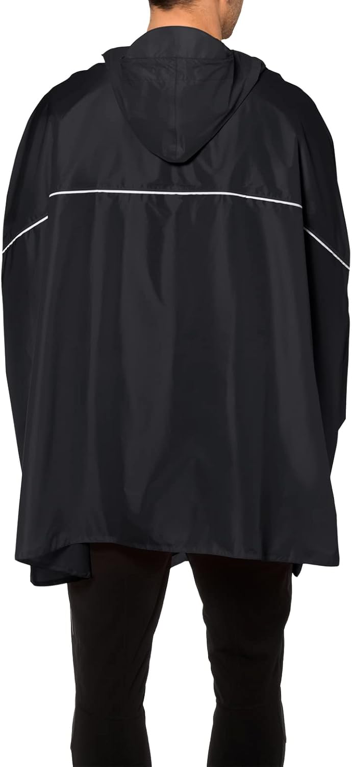 VAUDE Regenponcho Valdipino Poncho - Damen und Herren wasserdicht - Outdoorponcho Regenschutz mit in