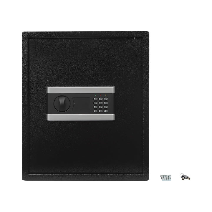 45L Safe Tresor, Feuerfester Tresor mit Schlüssel und Zahlenschloss, Digitaler Heimtresor mit Heraus