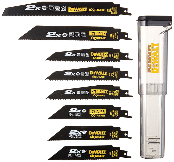 DeWalt DT2443L-QZ Saebelsaegeblatt-Set 8-tlg.