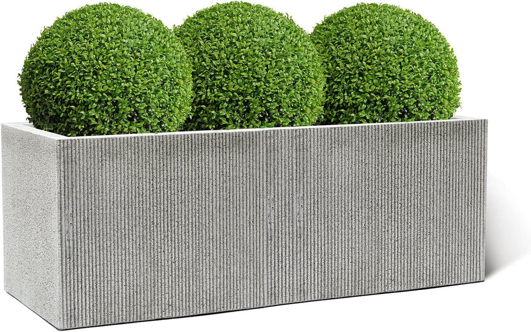 ESCHBACH® Pflanzkübel Box 80 Grau Rechteckig * 80 x 31 x 31 cm * 10 Jahre Garantie 80x31x31, 80x31x3