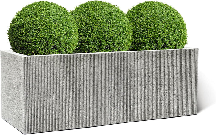 ESCHBACH® Pflanzkübel Box 80 Grau Rechteckig * 80 x 31 x 31 cm * 10 Jahre Garantie 80x31x31, 80x31x3