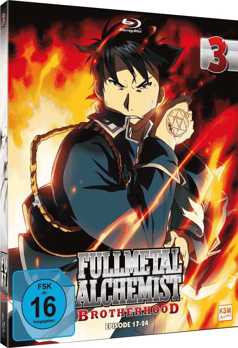 Fullmetal Alchemist: Brotherhood - Vol. 3 (Digipack im Schuber mit Hochprägung und Glanzfolie) [Blu-