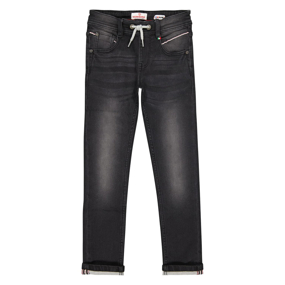 Vingino Jungen Davino Jeans 176 Black Denim, 176 Black Denim