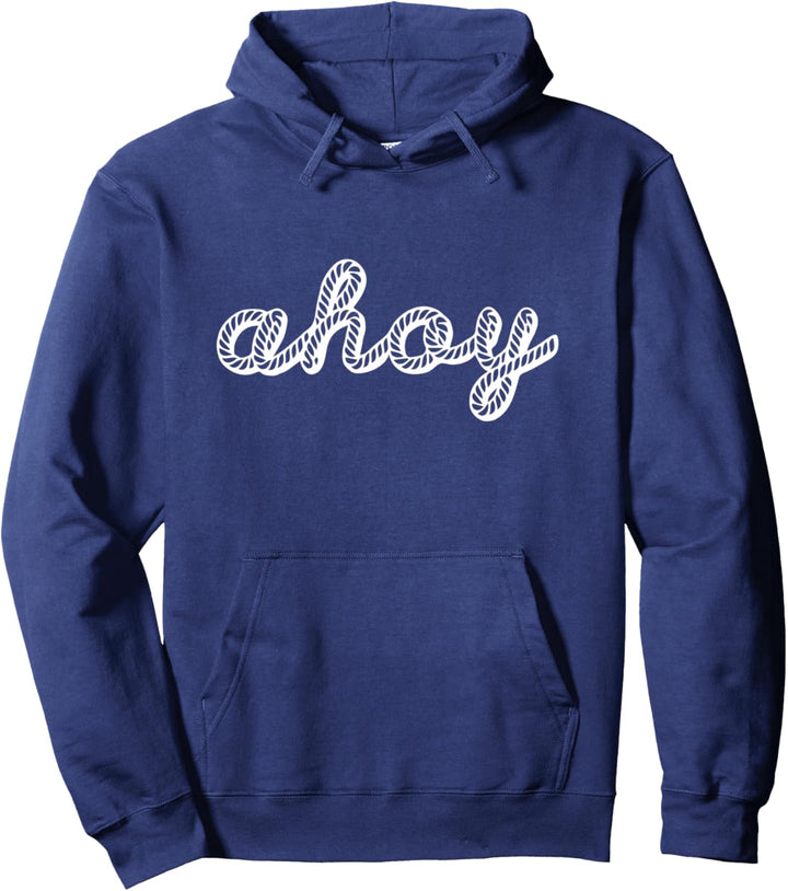 Skipper Ahoy Segeln Knoten Segler Segelboot Segelschiff Gruss Pullover Hoodie