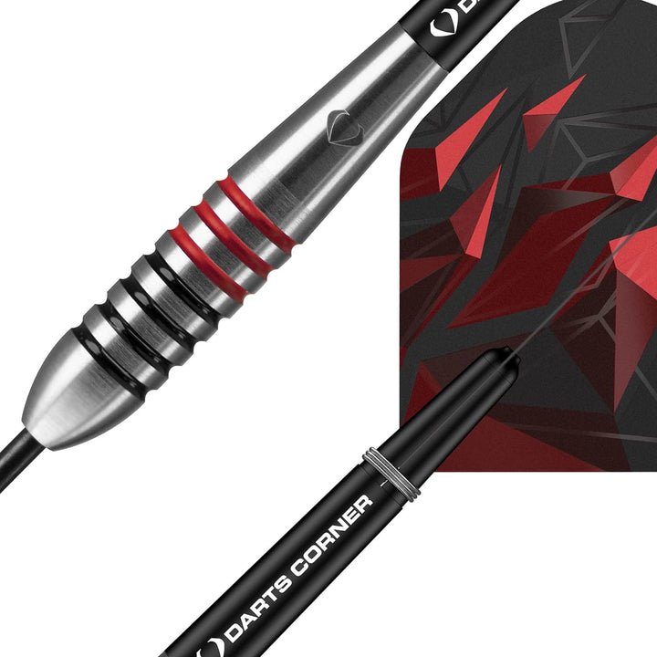 Darts Corner Astrofire | Dart-Set mit Korpus aus 90% Wolfram und Spitze aus hochwertigem Stahl, best