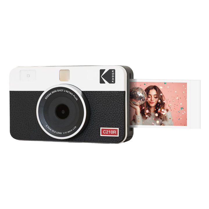 Kodak Mini Shot 2 Retro, Tragbare Sofortbildkamera und Fotodrucker, iOS und Android, Bluetooth, 4Pas
