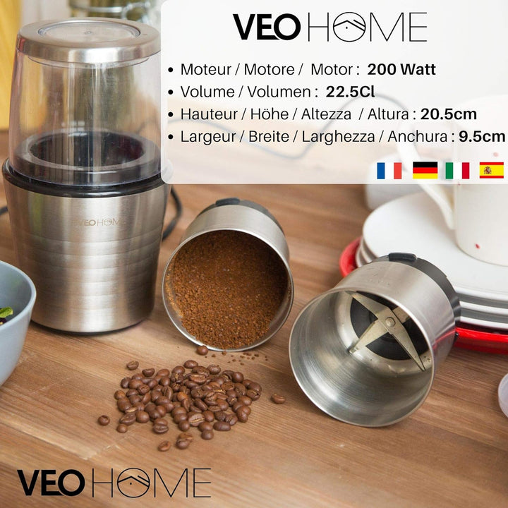 Kaffeemühle Elektrische - Schlagmesser Kräftige - mahlen Kaffeebohnen Gewürze Kräutern Nüsse